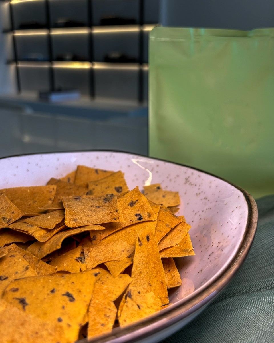 Crocantes Batata Doce e Páprica Picante
